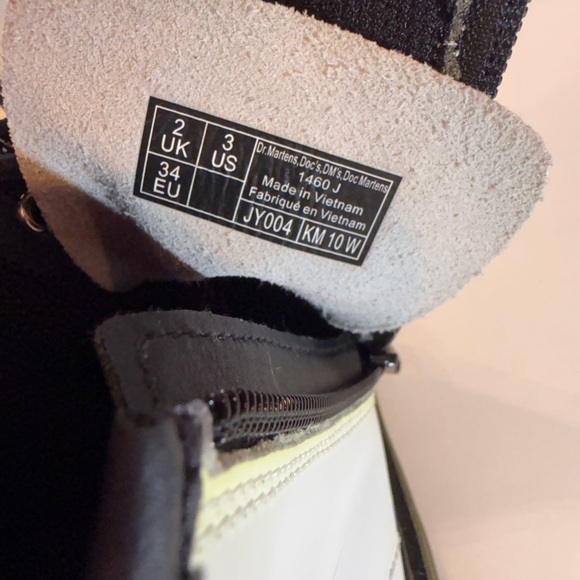 Dr. Martens White Lace-Up Combat Boots - Picture 5 of 5